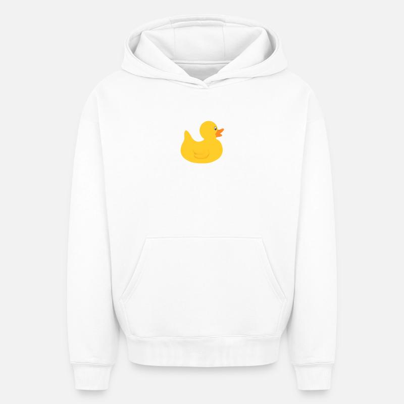 Canard - Sweat à capuche unisexe oversize épais SPREAD - blanc