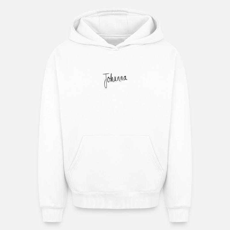 Johanna - Sweat à capuche unisexe oversize épais SPREAD - blanc