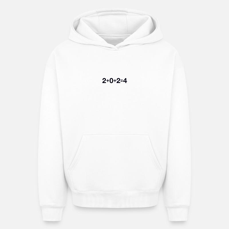 2024 - Sweat à capuche unisexe oversize épais SPREAD - blanc