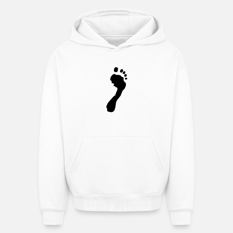 Empreinte - Sweat à capuche unisexe oversize épais SPREAD - blanc