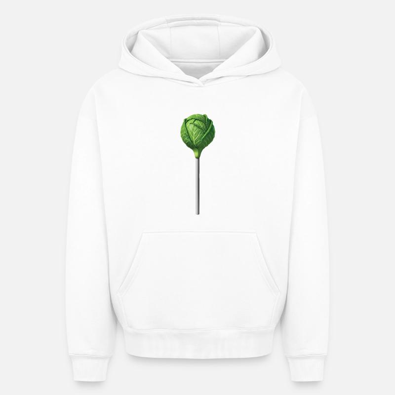 LIBERTÉ DE LANGUAGE - Bellegique - Sweat à capuche unisexe oversize épais SPREAD - blanc