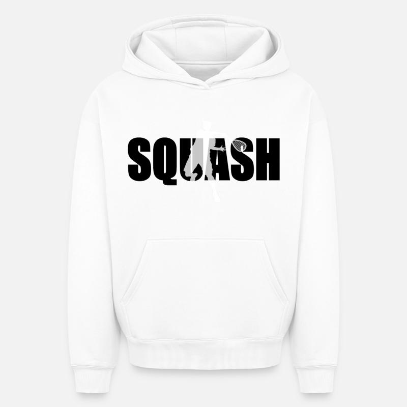 Squash - Oversized Heavyweight Unisex Hoodie - Weiß