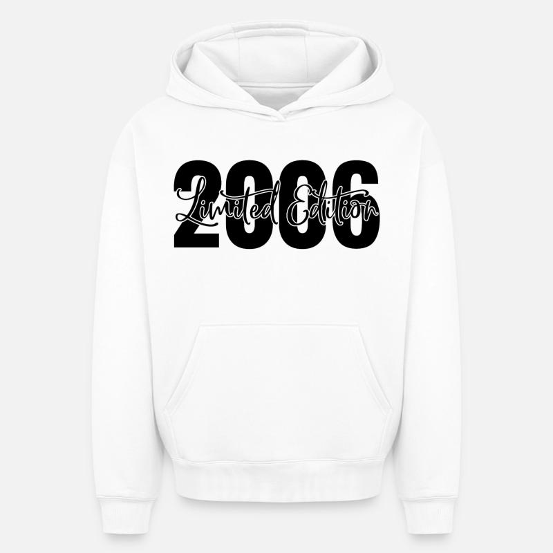 Edition limitée 2006 - Sweat à capuche unisexe oversize épais SPREAD - blanc