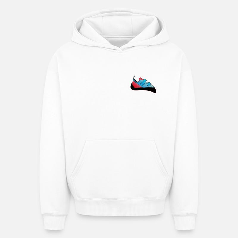 Chaussure de bloc - Sweat à capuche unisexe oversize épais SPREAD - blanc