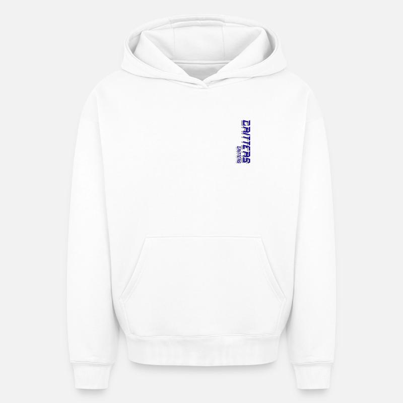 Créatures - Sweat à capuche unisexe oversize épais SPREAD - blanc