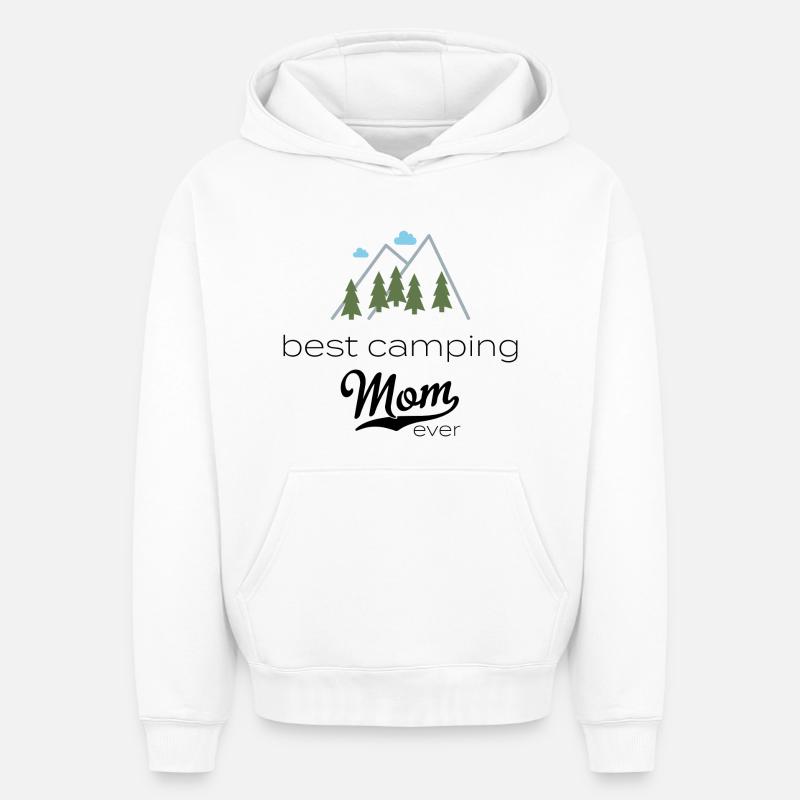 camper - Oversized Heavyweight Unisex Hoodie - white