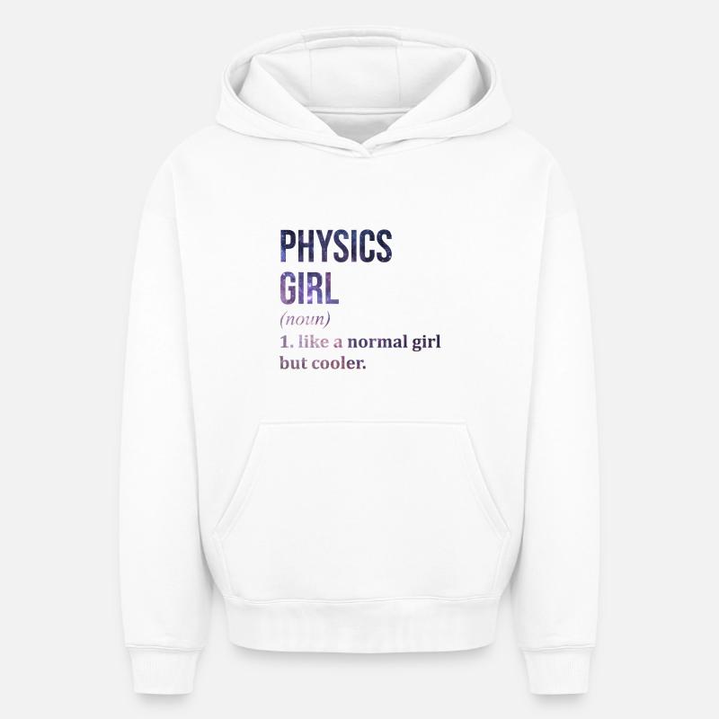Physique - Sweat à capuche unisexe oversize épais SPREAD - blanc
