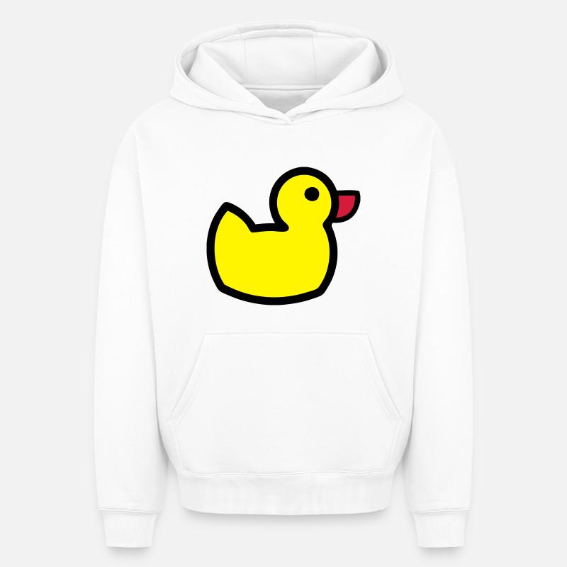 Entchen - Oversized Heavyweight Unisex Hoodie - Weiß
