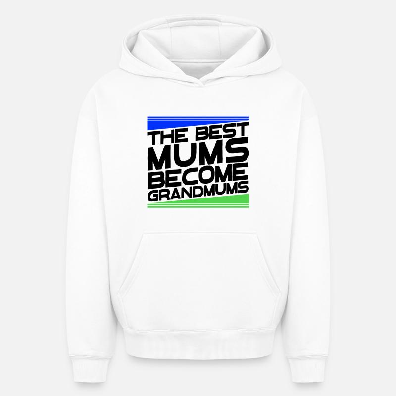 Cool Oma Statement Großmutter Glückwunsch - Oversized Heavyweight Unisex Hoodie - Weiß