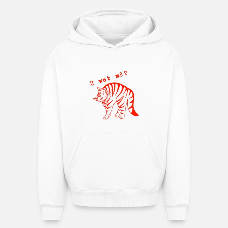 Tu sais mon pote ? - Sweat à capuche unisexe oversize épais SPREAD - blanc