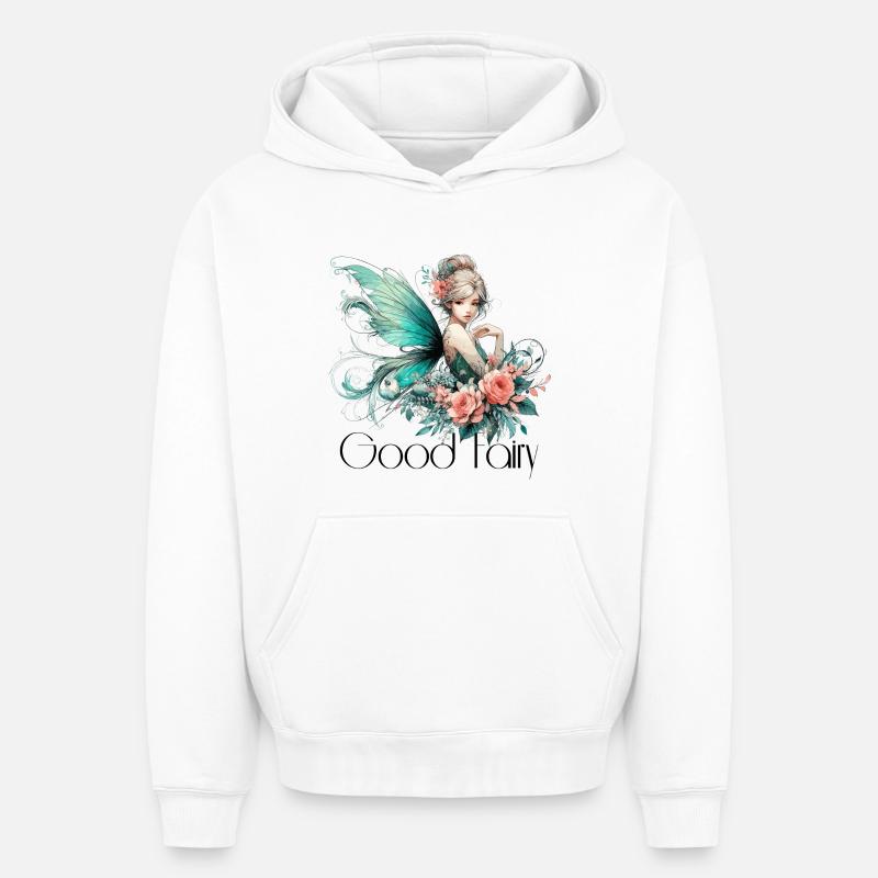 Gute Fee Geschenk - Oversized Heavyweight Unisex Hoodie - Weiß
