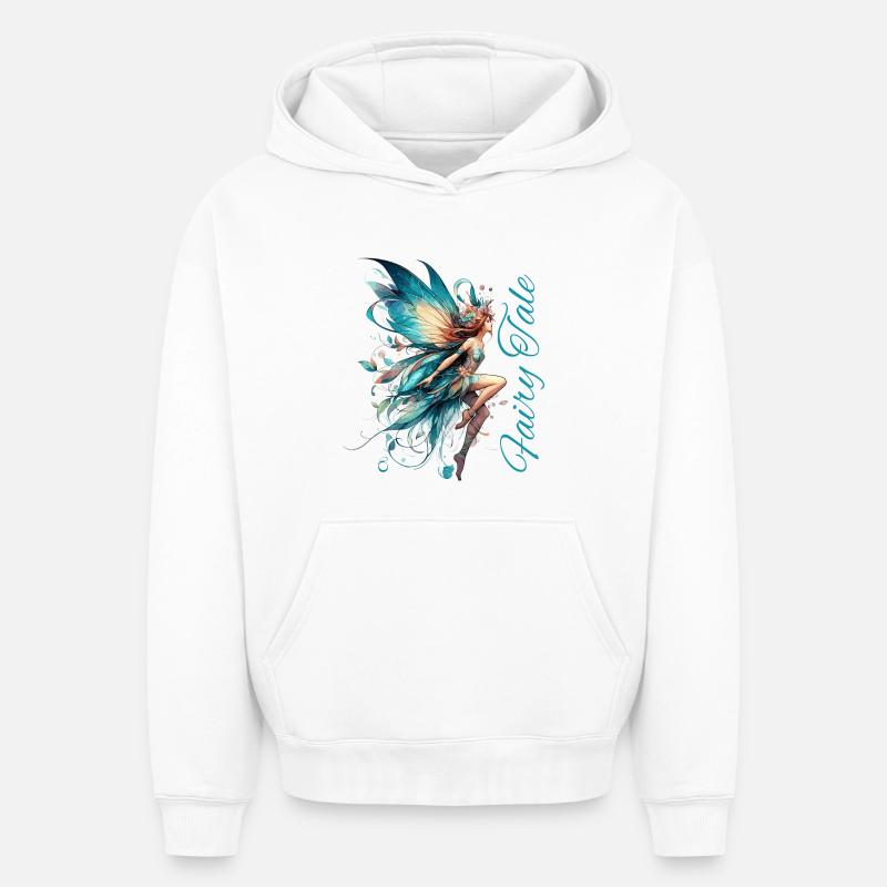 Fee Märchen Geschenk - Oversized Heavyweight Unisex Hoodie - Weiß