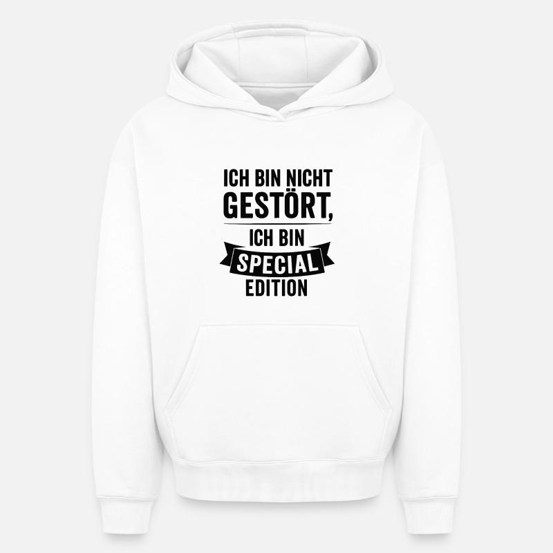 Ich bin Special Edition - Oversized Heavyweight Unisex Hoodie - Weiß
