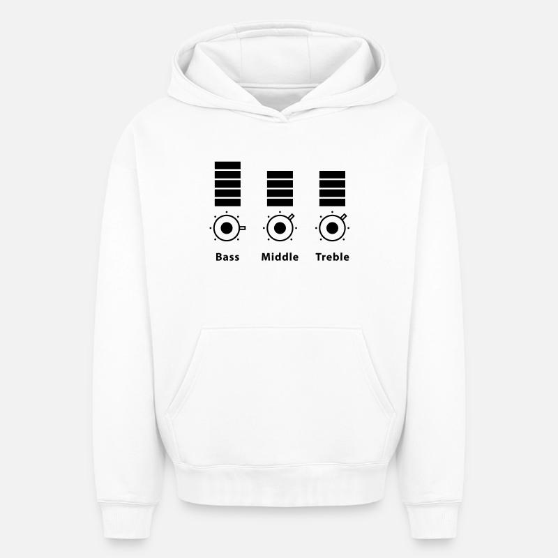mixer - Sweat à capuche unisexe oversize épais SPREAD - blanc