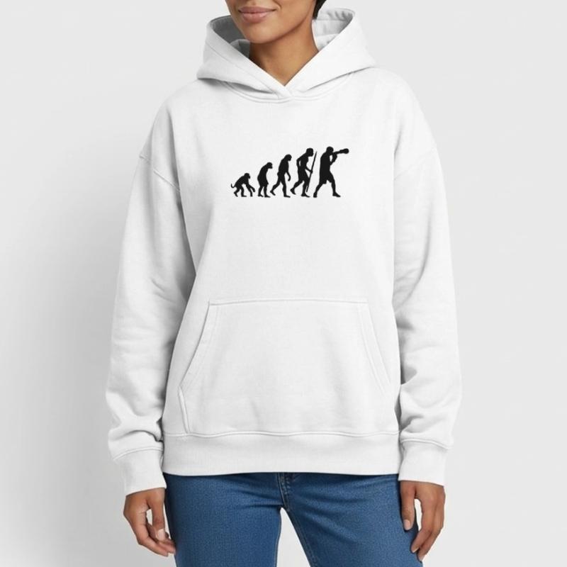 Evolution de la boxe Sweat à capuche unisexe oversize épais SPREAD