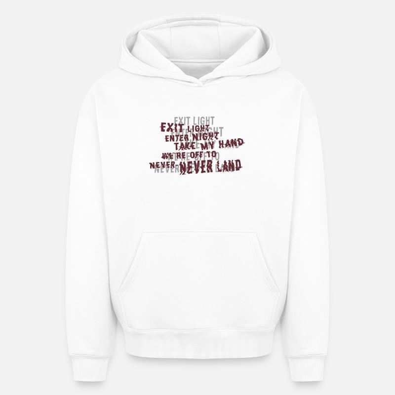 sandman - paroles - Sweat à capuche unisexe oversize épais SPREAD - blanc
