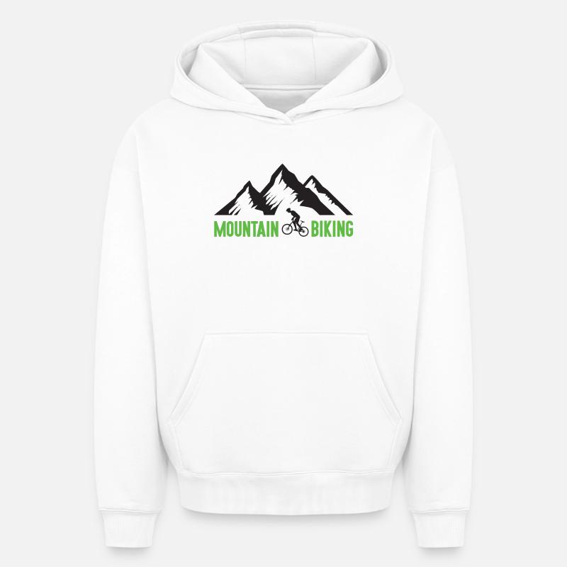 Vtt - Sweat à capuche unisexe oversize épais SPREAD - blanc