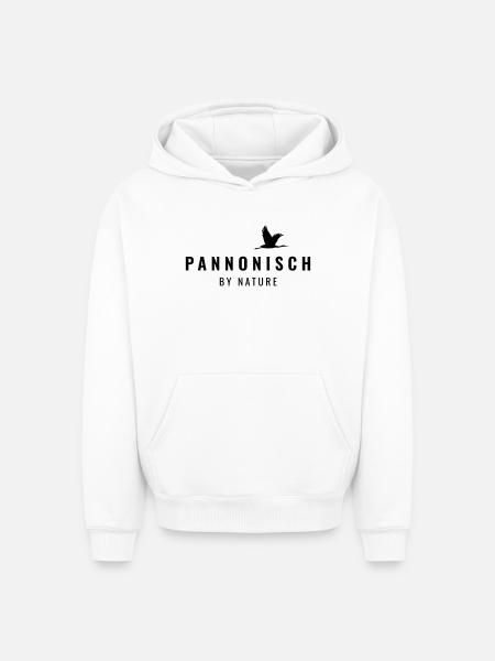 Pannonisch by nature - Oversized Heavyweight Unisex Hoodie - Weiß