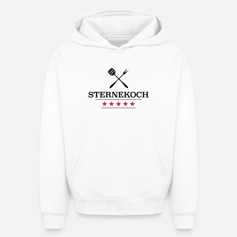 Cadeaux amusants pour le chef - Sweat à capuche unisexe oversize épais SPREAD - blanc