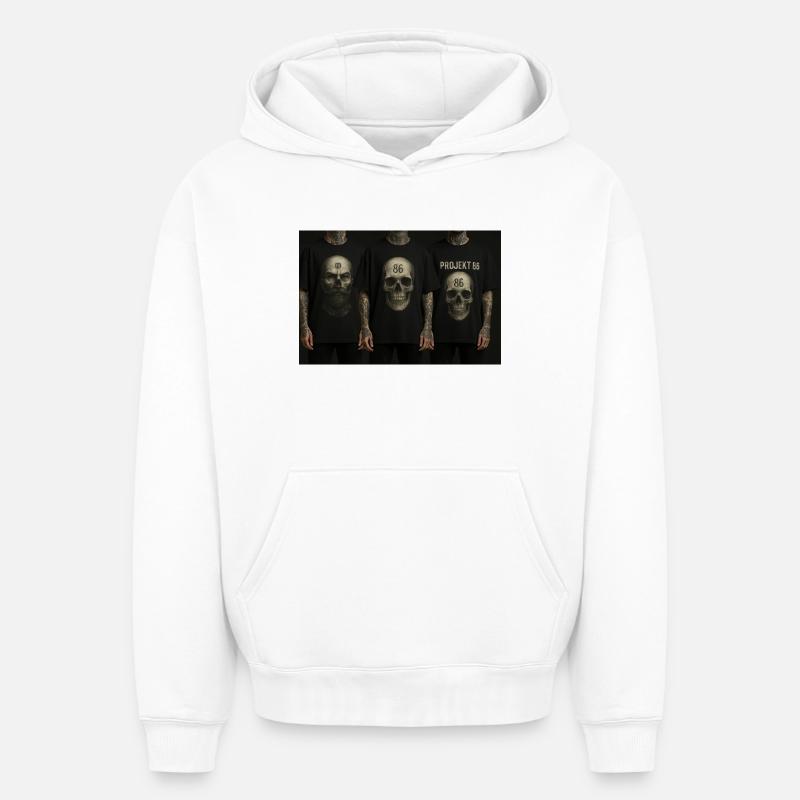 Anfänge - Oversized Heavyweight Unisex Hoodie - Weiß