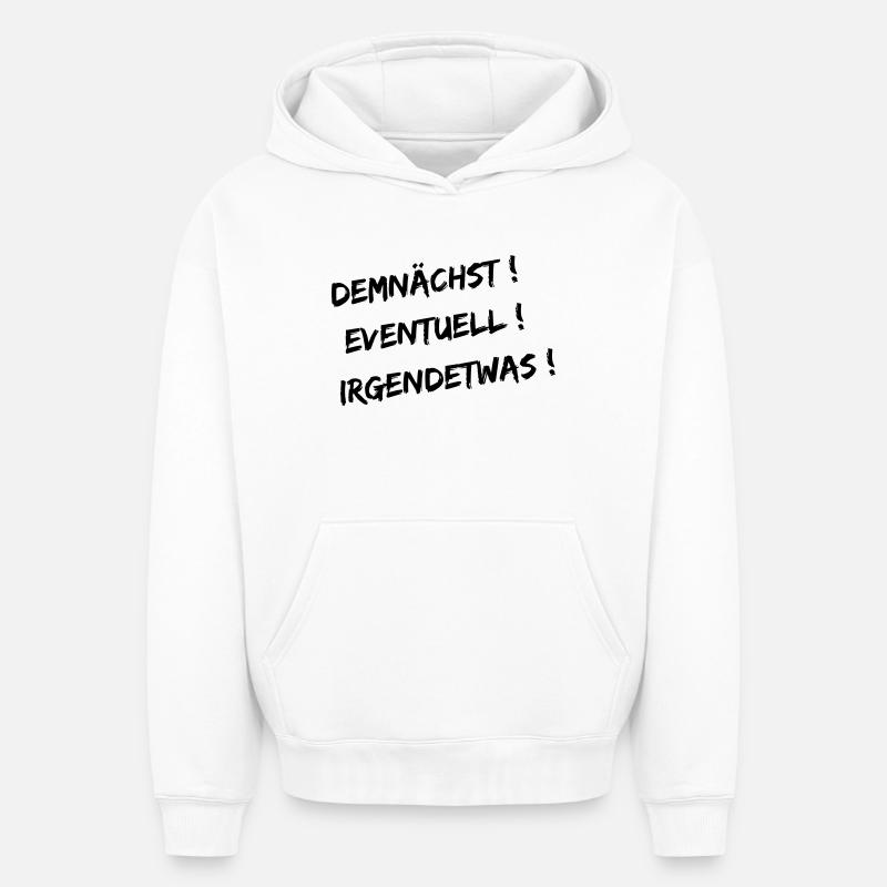 À venir - Sweat à capuche unisexe oversize épais SPREAD - blanc