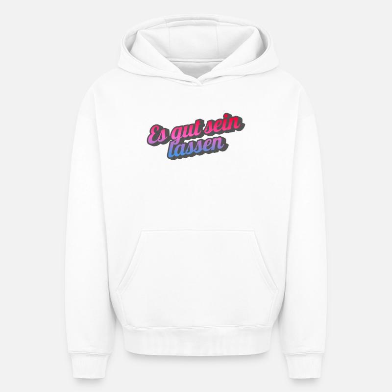 Ainsi soit-il. - Sweat à capuche unisexe oversize épais SPREAD - blanc