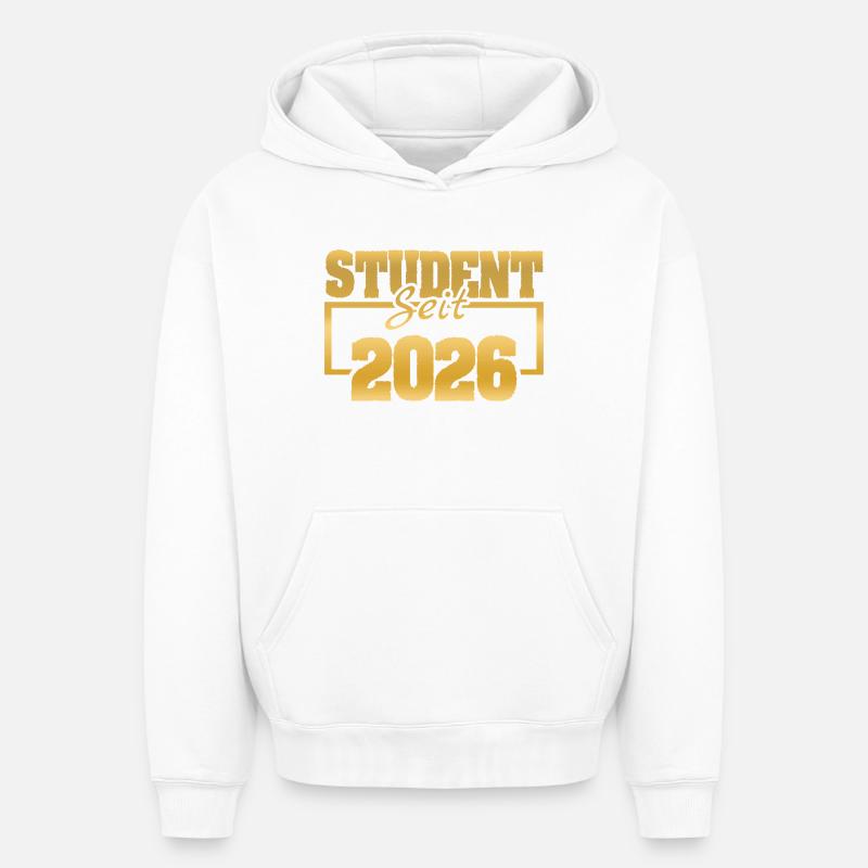 2026 2026 - Sweat à capuche unisexe oversize épais SPREAD - blanc