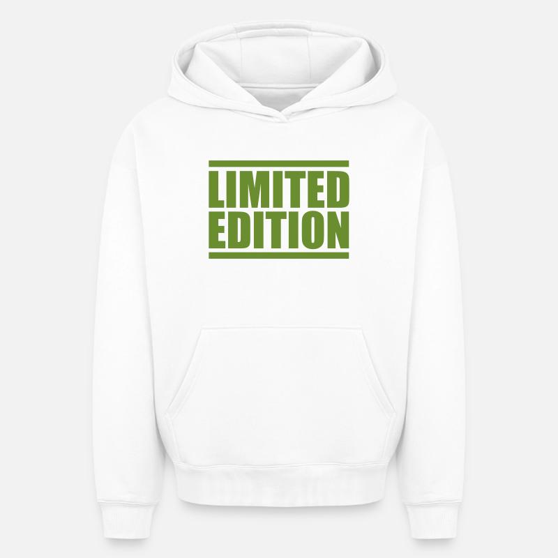 Édition limitée - Sweat à capuche unisexe oversize épais SPREAD - blanc