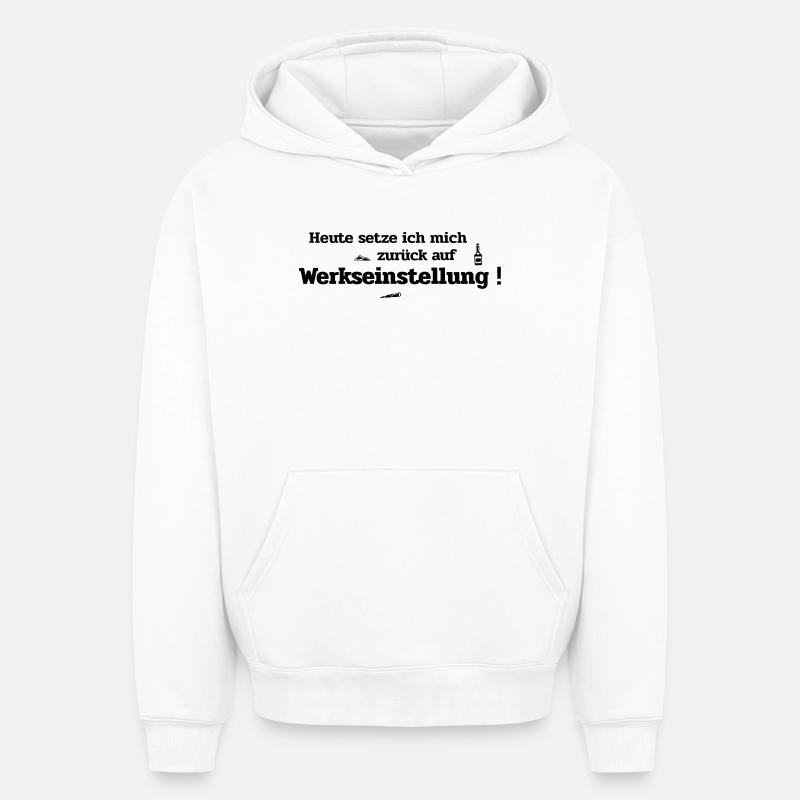 Default setting - Oversized Heavyweight Unisex Hoodie - white
