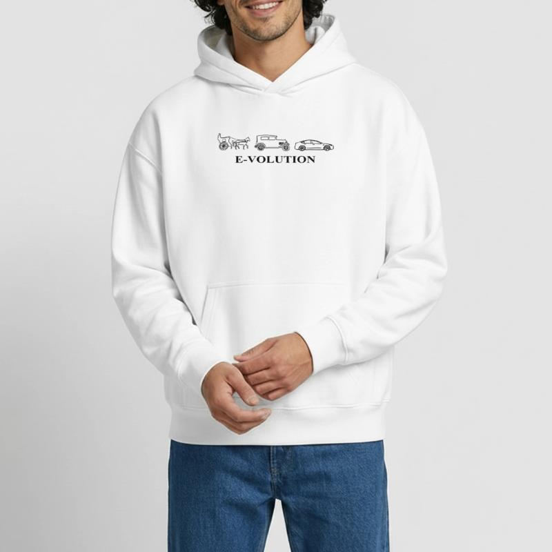 E-Volution Auto Evolution Oversized Heavyweight Unisex Hoodie