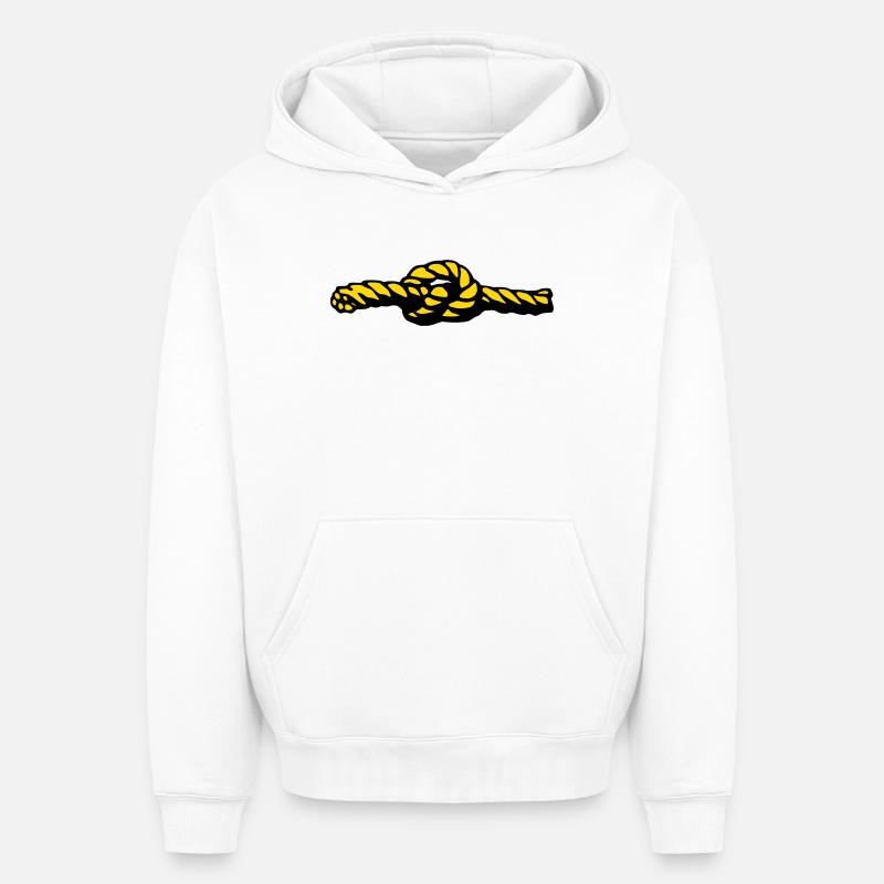 Node - Oversized Heavyweight Unisex Hoodie - white