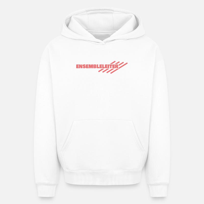 Cadeau pour chef d’ensemble - Sweat à capuche unisexe oversize épais SPREAD - blanc
