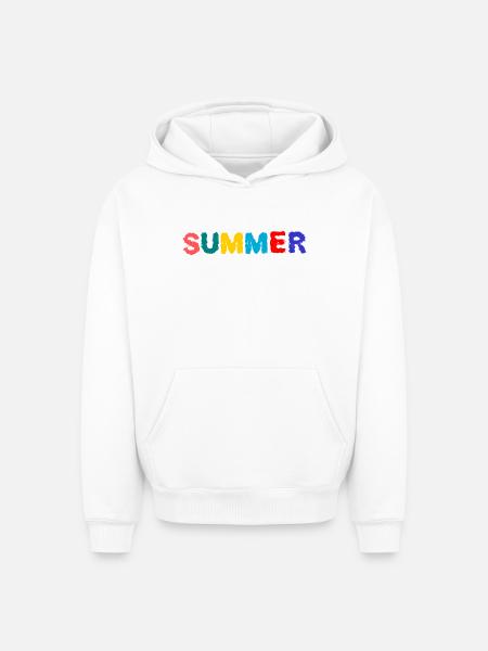 MISTRESS. MASTER. TEACHER. SCHOOL - Oversized Heavyweight Unisex Hoodie - white