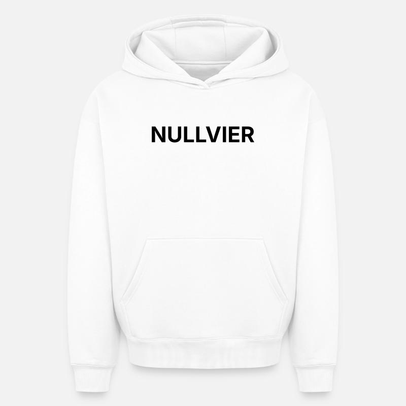 ZÉRO QUATRE - Sweat à capuche unisexe oversize épais SPREAD - blanc
