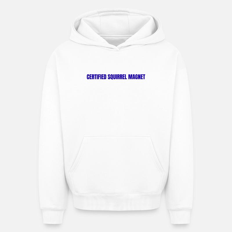unique - Sweat à capuche unisexe oversize épais SPREAD - blanc