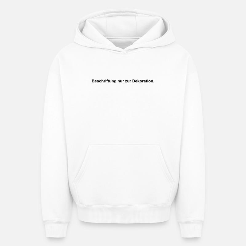 Décoration - Sweat à capuche unisexe oversize épais SPREAD - blanc