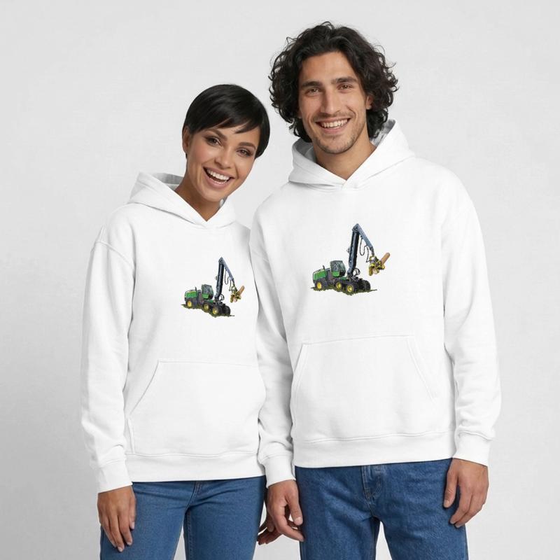Moissonneuse-batteuse, Moissonneuse-batteuse Sweat à capuche unisexe oversize épais SPREAD