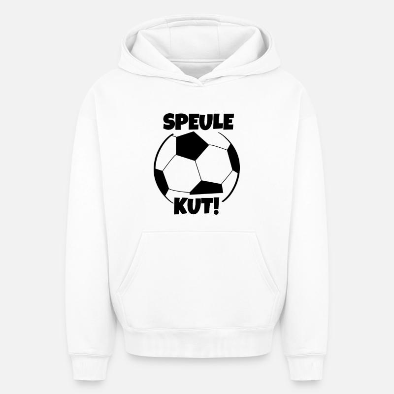 Speule Kut - Sweat à capuche unisexe oversize épais SPREAD - blanc