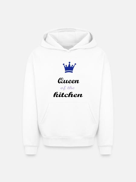 Cook - Oversized Heavyweight Unisex Hoodie - white