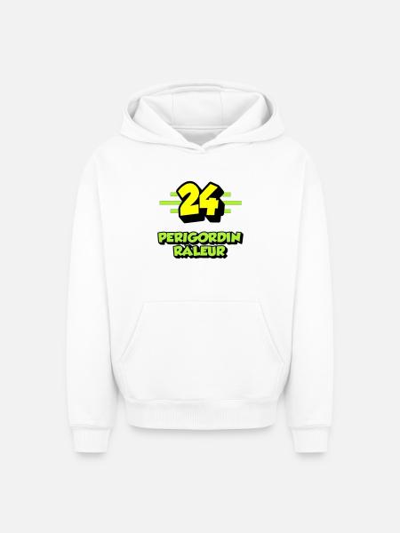 Complaining Périgordin - Oversized Heavyweight Unisex Hoodie - white