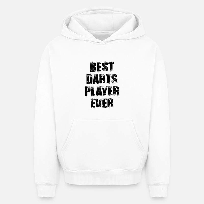 Meilleur dard - Sweat à capuche unisexe oversize épais SPREAD - blanc
