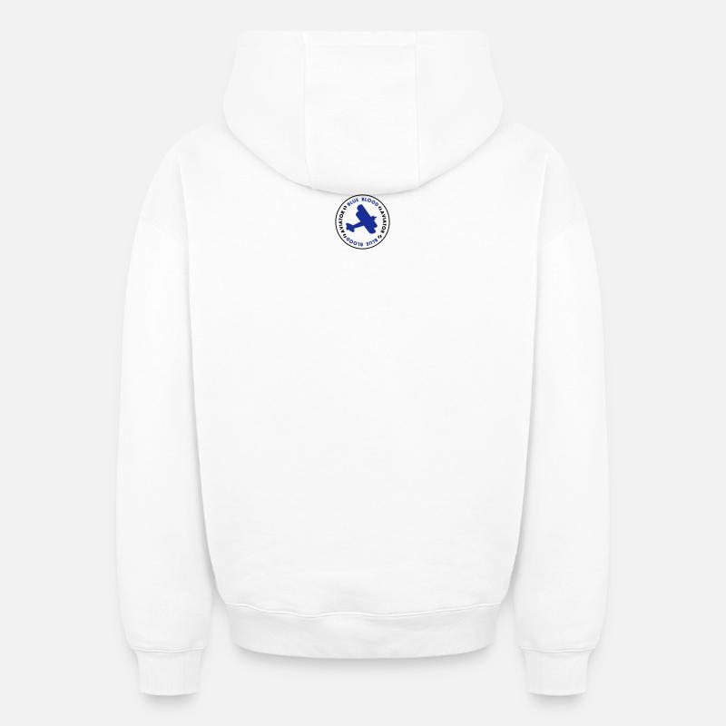 aviator - Sweat à capuche unisexe oversize épais SPREAD - blanc