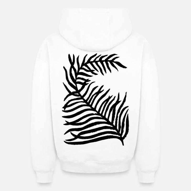 Planter - Sweat à capuche unisexe oversize épais SPREAD - blanc