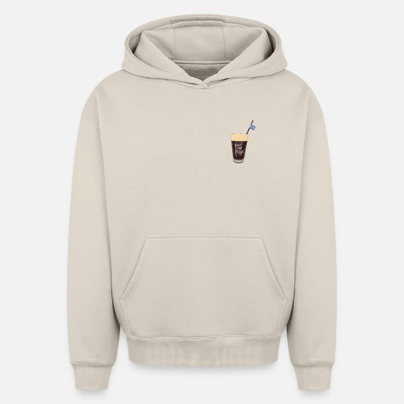 MAIS D’ABORD FREDDO - Sweat à capuche unisexe oversize épais SPREAD - beige