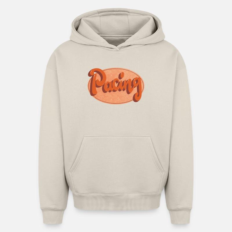 Rythme - Sweat à capuche unisexe oversize épais SPREAD - beige