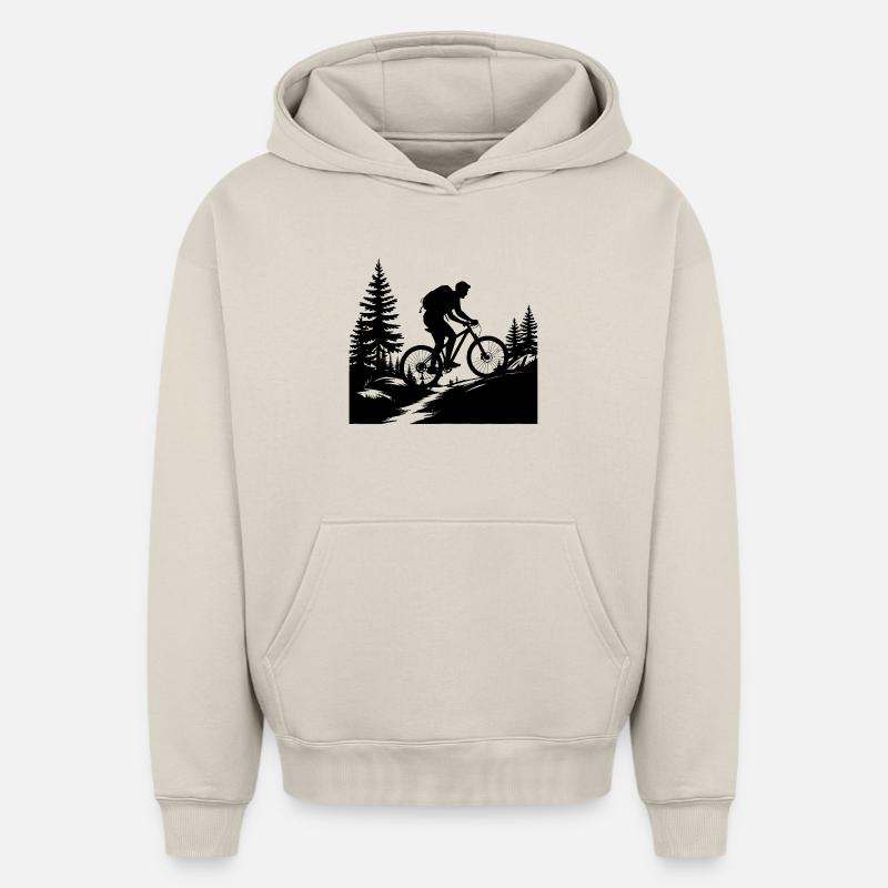 VTT VTT - Sweat à capuche unisexe oversize épais SPREAD - beige