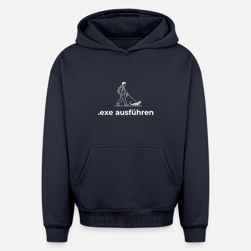 Sys Admin Programmierer Informatiker - Oversized Heavyweight Unisex Hoodie - Navy