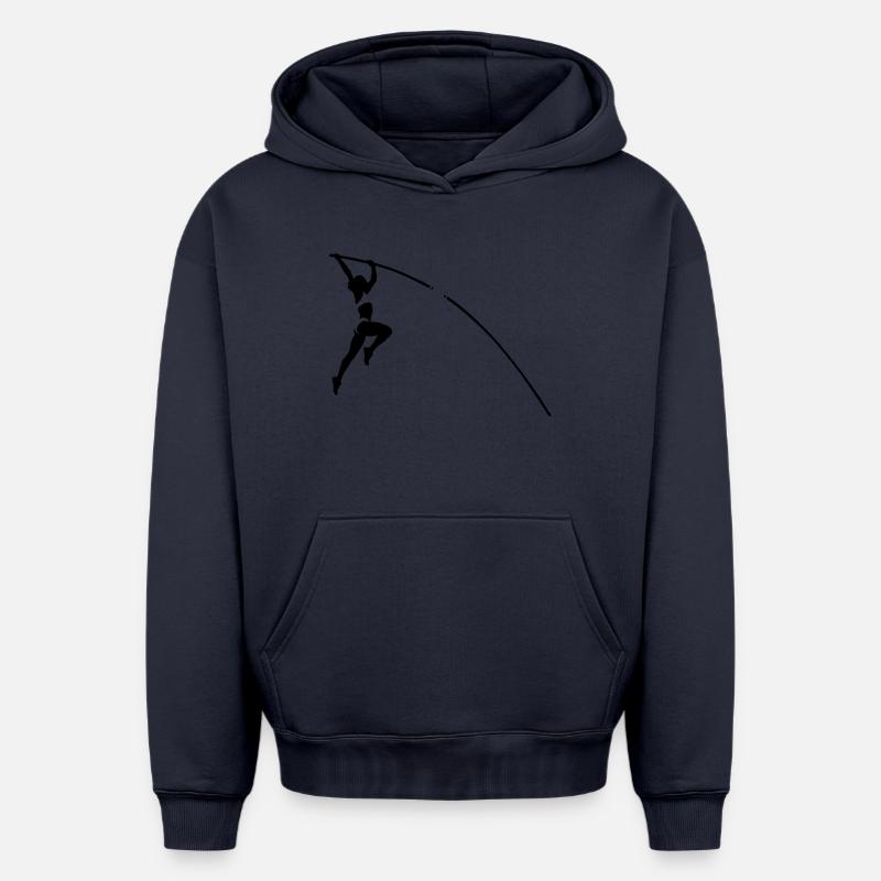 Jump - Sweat à capuche unisexe oversize épais SPREAD - bleu marine