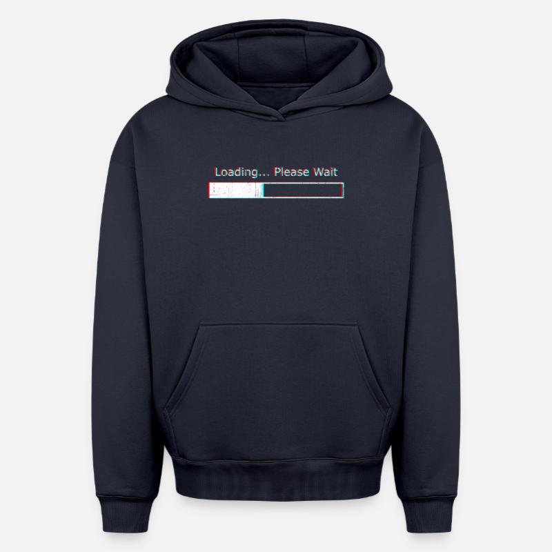Loading Please wait - Oversized Heavyweight Unisex Hoodie - navy