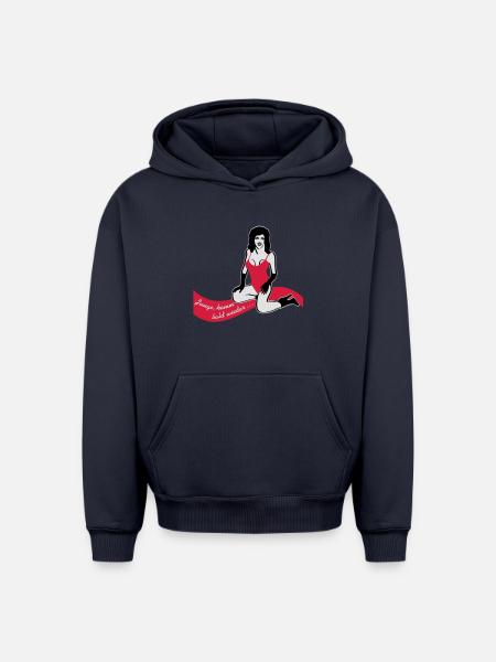 Hamburg - Oversized Heavyweight Unisex Hoodie - Navy